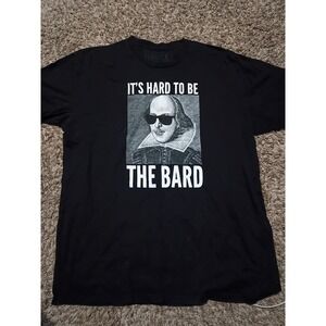 Something Rotten Musical T-Shirt Mens Large Black Its Hard To Be The Bard Tee